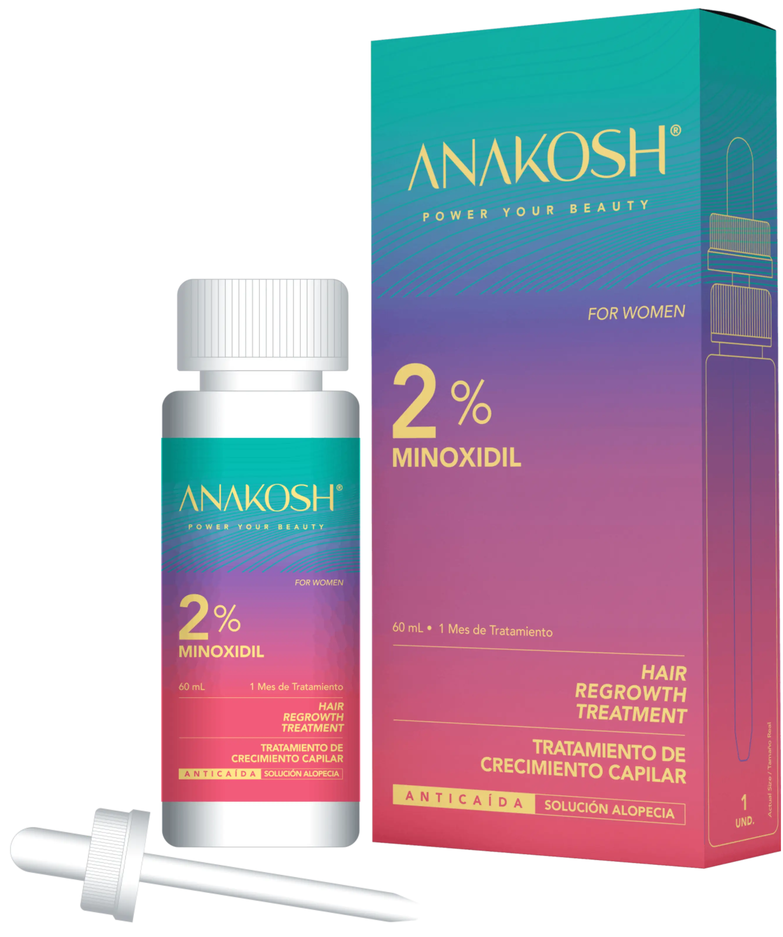 ANAKOSH Minoxidil 2%
